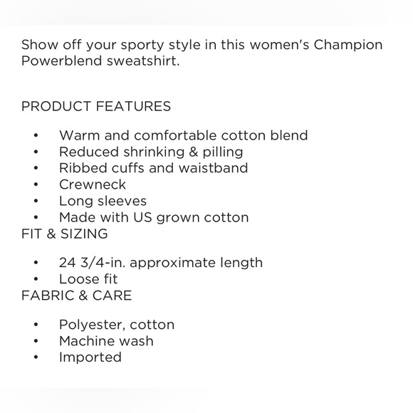 Champion Sweatshirt - Picture 3 of 3